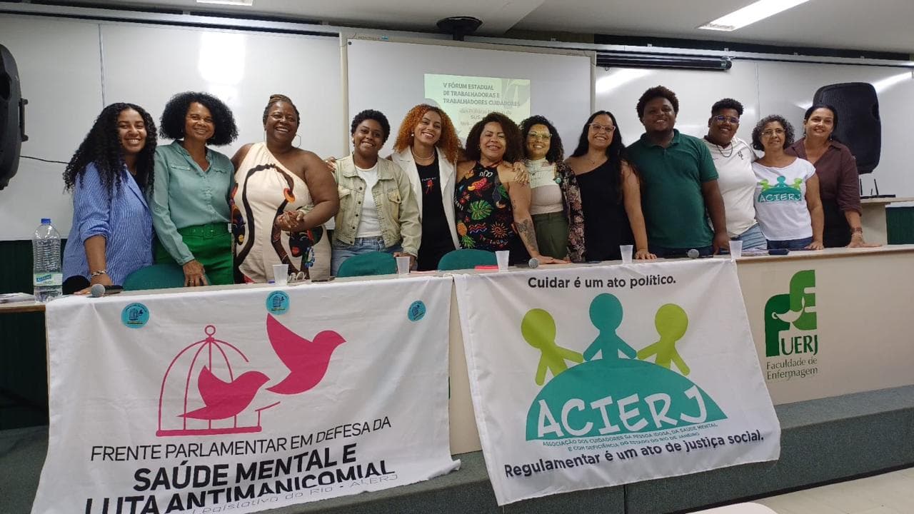Reunião institucional da ACIERJ na UERJ — cuidadores mobilizados
