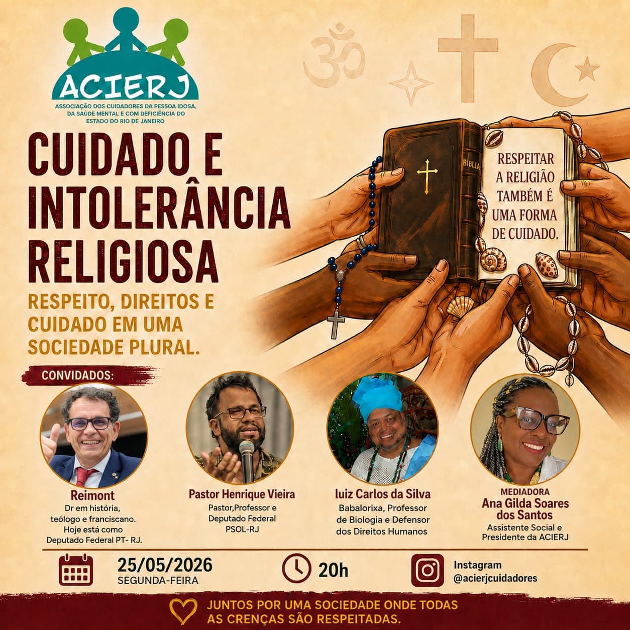 Cuidado e Intolerância Religiosa — Respeito, Direitos e Cuidado em uma Sociedade Plural